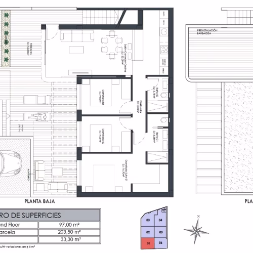 3 Bedrooms New Build Ibizan style Villa with Pool, Parking and Solarium_DOLORES