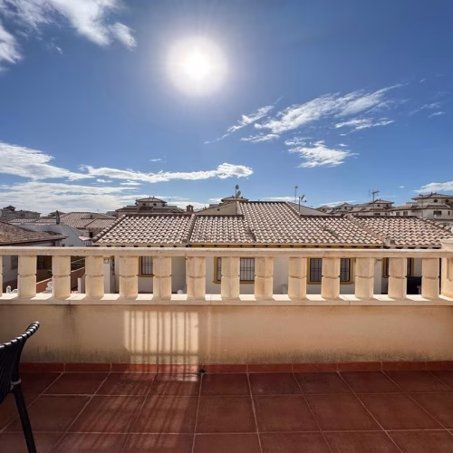 2 Bedrooms TownHouse with comm. Pool, Off-Road Parking and Sea Views Solarium_LA ZENIA_TORREZENIA_ORIHUELA COSTA