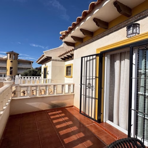 2 Bedrooms TownHouse with comm. Pool, Off-Road Parking and Sea Views Solarium_LA ZENIA_TORREZENIA_ORIHUELA COSTA