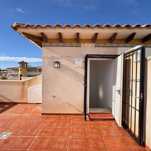 2 Bedrooms TownHouse with comm. Pool, Off-Road Parking and Sea Views Solarium_LA ZENIA_TORREZENIA_ORIHUELA COSTA