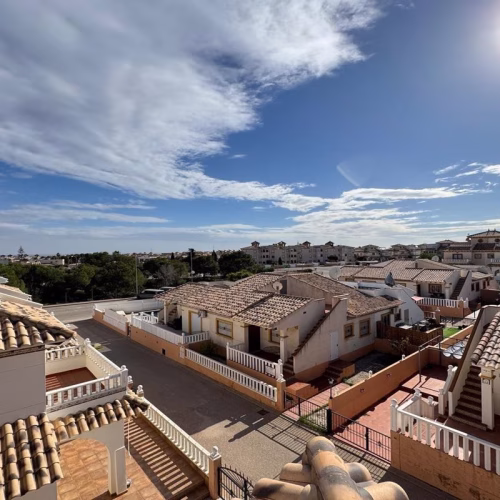 2 Bedrooms TownHouse with comm. Pool, Off-Road Parking and Sea Views Solarium_LA ZENIA_TORREZENIA_ORIHUELA COSTA