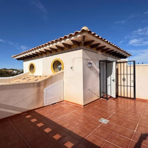 2 Bedrooms TownHouse with comm. Pool, Off-Road Parking and Sea Views Solarium_LA ZENIA_TORREZENIA_ORIHUELA COSTA