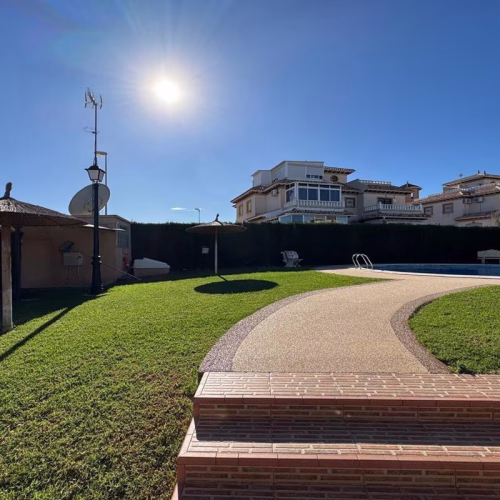 2 Bedrooms TownHouse with comm. Pool, Off-Road Parking and Sea Views Solarium_LA ZENIA_TORREZENIA_ORIHUELA COSTA