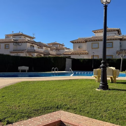 2 Bedrooms TownHouse with comm. Pool, Off-Road Parking and Sea Views Solarium_LA ZENIA_TORREZENIA_ORIHUELA COSTA